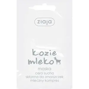 Sejas maska Ziaja Kozie Mleko 7 ml — barojoša maska ar kazu pienu 7 ml