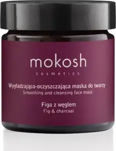 Маска для лица Mokosh Figa с углем 60 мл — разглаживающая и очищающая