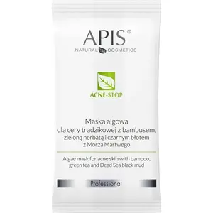 Альгинатная маска APIS APIS_Acne-Stop для проблемной кожи с бамбуком и зелёным чаем 20 г
