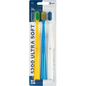 Зубная щетка Woom Woom 5200 Ultra Soft – 3 шт., ультрамягкая щетина