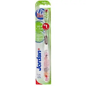 Toothbrush Jordan Individual Clean Soft — manual toothbrush, soft bristles, mixed colors