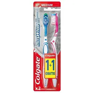 Zobu suka Colgate Max White vidēja 1+1 iepakojums
