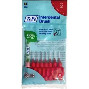 Starpi zobu birste TePe ORIGINAL 0,5 mm, komplekts 8 gab. — TePe