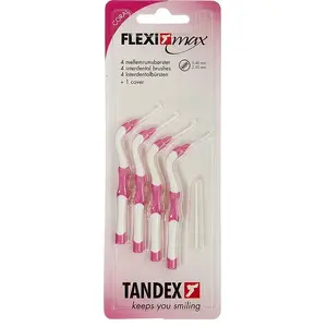 Зубная щетка Tandex Flexi Max коралл (розовая)
