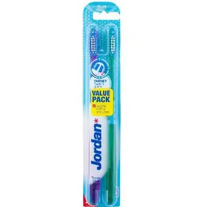 Toothbrush Jordan DUO Target Teeth & Gums soft 2 pcs