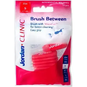 Interdental brushes Jordan Clinic size S 10 pcs — small interdental cleaners