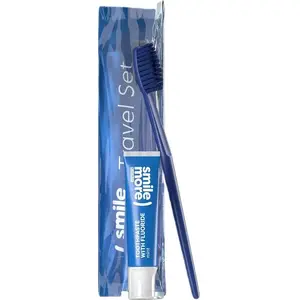 Zobu pastas un zobu sukas komplekts HiSkin Smile — 30 ml pasta + zila suka