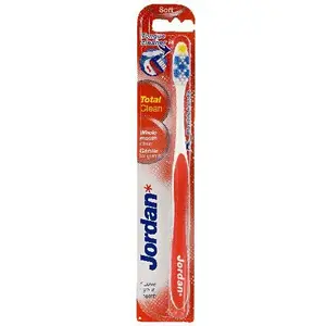 Зубная щетка Jordan Total Clean мягкая - модель 1256140310, мягкая щетина