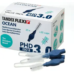 Zobu sukas Tandex Medium OCEAN 3.0 (biezas) 25 gab. komplekts – manuālās zobu sukas