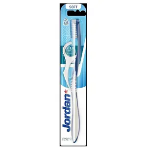 Zobubirste ar diegu Orkla JORDAN CLEAN BETWEEN Soft - mīksti sari, integrēts diegs