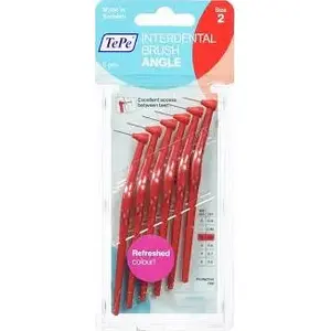 Starpzobu birste TePe Angle 0,5 mm, TePe, 6 gab. – leņķa starpzobu tīrītājs