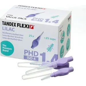 Межзубные щётки Tandex X-fine с конусной щетиной, лиловый, 25 шт.