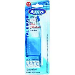 Interdental Toothbrush Set Active model 726637 with 10 Replacement Heads