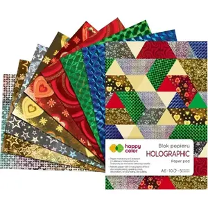 Holographic Paper A5 GDD Blok 70 g/m² 10K 5 colors HAPPY COLOR