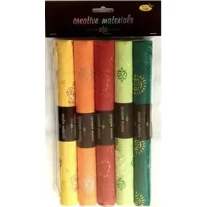 Decorative Handcrafted Laid Paper Protos 100 g/m² 25×35 cm pack of 5 sheets