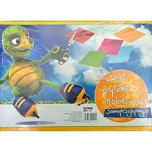 Notebook of Self‑Adhesive Colored Papers B4 KOMA-PLAST WIKR-098538
