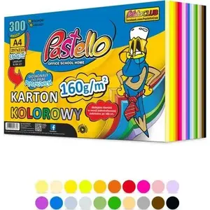Paper Pastello A4 160 g/m² pastel mix, 20 colors, pack of 300 sheets — Pastello