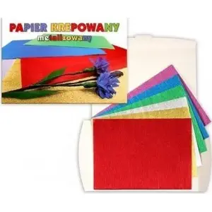 Metalized crepe paper pack STARPAK 6 colors C5 (179830)