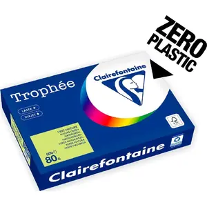 Papīra loksnes A4 80 g/m² Trophee iepakojums 500 zaļas