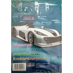 Notebook of colored glossy papers A5 — KOMA-PLAST (WIKR-098537)