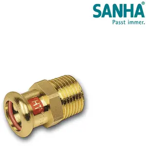 SANHA PRESS SOLAR adapter fitting GZ 35x1 for solar installations