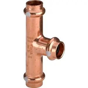 VIEGA ProfiPress S copper press tee 15 mm LW/LW for potable and heating systems (model 628413)