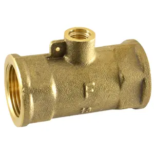 Brass T‑piece for Heat Meter Sensor FERRO SGT2 3/4"