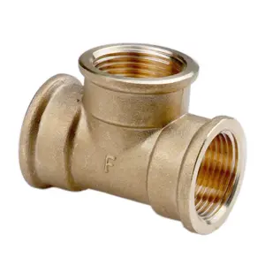 Медный (латунный) тройник FERRO T06Z 6/4" (6/4 дюйма) для сантехнических соединений