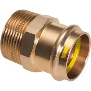 Gas press fitting nipple IBP GZ 22x1 for gas connections, model PG4243G0220800