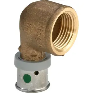 VIEGA Колено 20 x 3/4" паечное, блестящее – соединитель для труб