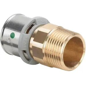 Переходная фитинг VIEGA 32 x 1¼ дюйма, медь, полированная – соединитель труб