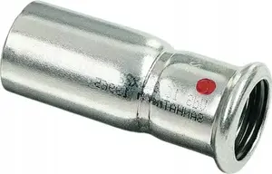 SANHA Therm Nypel redukcyjny ZWxZZ 28×15 — reducing nipple, copper soldered connection