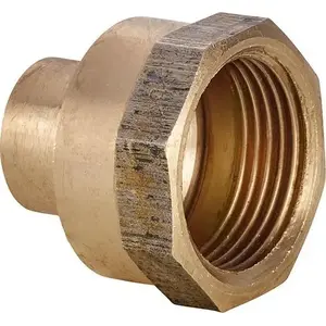 Coupling fitting IBP BRAZ MUFA GW 15x1/2, brass, model 4270G015004000