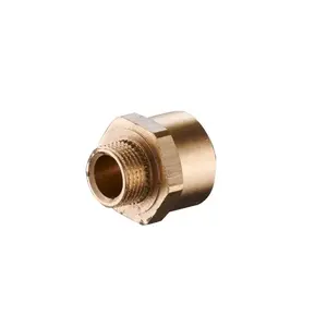 Медная (латунная) соединительная муфта kfa² 3/8" (MPN 944-740-10) для сантехники и отопления