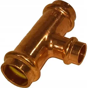 IBP gas reducer tee 28x18x28 mm, brass fitting for gas piping