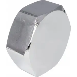 Hydroland chrome cap 1/2" for plumbing fittings, model ŁC.ZALEPKA 1/2