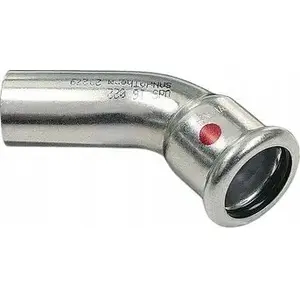 SANHA 45° Saddle Bend (Łuk nyplowy) 88.9 mm — SANHA-Therm fitting