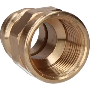 Compression Gas Coupling IBP PRESS GAS MUFA GW 22x1/2 - brass fitting for gas pipelines