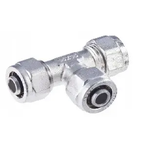Brass reducing tee Comap TurboSKIN 20x16x20 compressed (screw) 9467513151-02