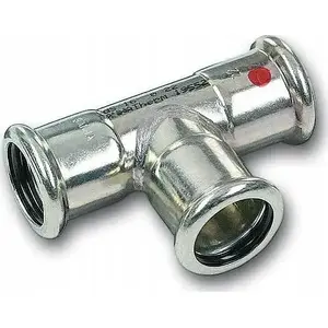 SANHA Therm reducing tee 3xZW 76.1x54x76.1 for copper and press systems