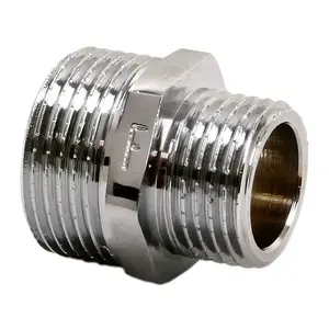 Хромированный ниппель FERRO N10C 3/4" x 1/2" для трубных соединений