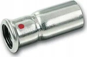 Reduction nipple SANHA SANHA-Therm ZWxZZ 18×15 mm, copper fitting