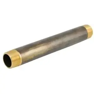 Brass nipple pipe Memory Solution 1/2" x 80 mm