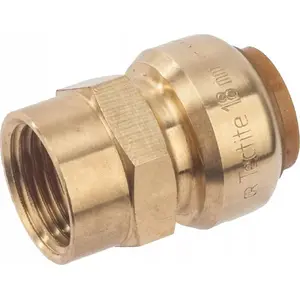 Насадная фитинг с внутренней резьбой PEGLER YORKSHIRE 45210 для трубы Ø18 мм, 1/2" BSP