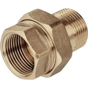 Медная прямая муфта с уплотнительным кольцом 3/8" Perfexim 07-146-0100-000
