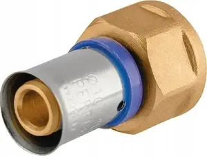 Perfexim Perfekt system compression sleeve coupling U 16x3/4 for plumbing and heating connections