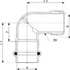 VIEGA Viega 2214 90° bend 18 cm, pack of 5 Photo 3