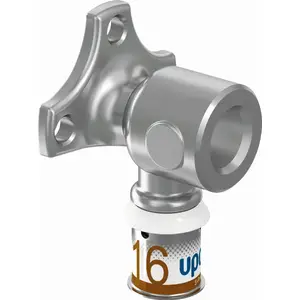 Настенный отвод Uponor S-Press PLUS 16 мм с нарезной резьбой Rp1/2F