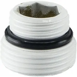 SCHLOSSER valve adapter 1/2"–3/4" NYPEL model 603000003.06, white