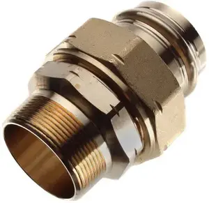 VIEGA cauruļu savienotājs 16 x 1/2" misiņš, pulēts
